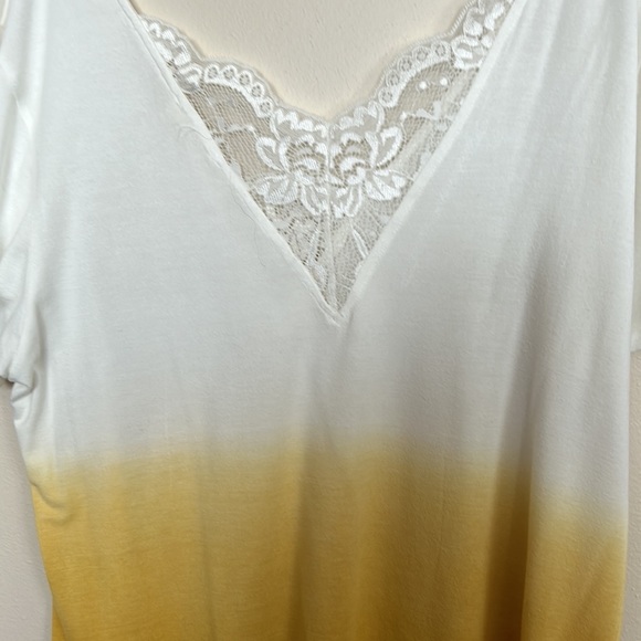 Ombré short sleeve top by Promesa size large - Picture 5 of 5